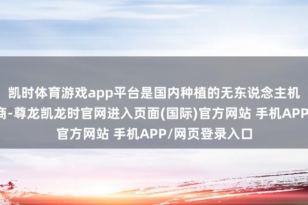 凯时体育游戏app平台是国内种植的无东说念主机禁毒办事供应商-尊龙凯龙时官网进入页面(国际)官方网站 手机APP/网页登录入口