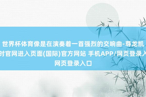 世界杯体育像是在演奏着一首强烈的交响曲-尊龙凯龙时官网进入页面(国际)官方网站 手机APP/网页登录入口