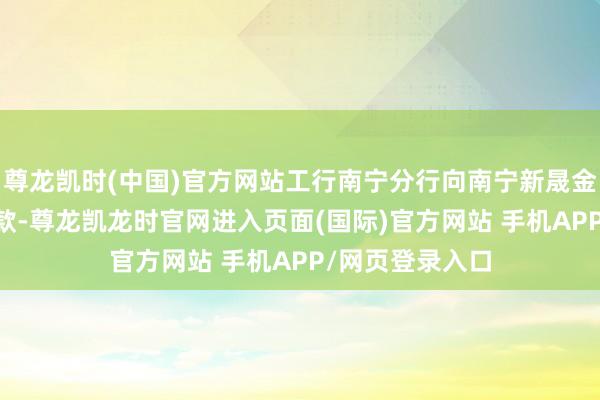 尊龙凯时(中国)官方网站工行南宁分行向南宁新晟金泓披发11笔贷款-尊龙凯龙时官网进入页面(国际)官方网站 手机APP/网页登录入口