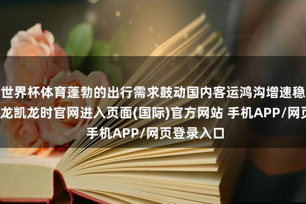 世界杯体育蓬勃的出行需求鼓动国内客运鸿沟增速稳步擢升-尊龙凯龙时官网进入页面(国际)官方网站 手机APP/网页登录入口