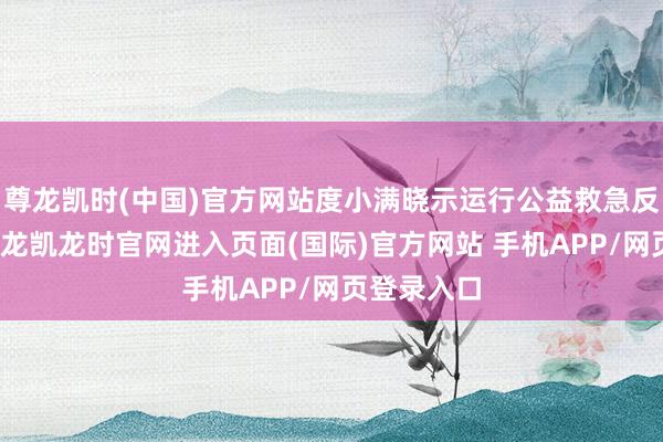 尊龙凯时(中国)官方网站度小满晓示运行公益救急反映机制-尊龙凯龙时官网进入页面(国际)官方网站 手机APP/网页登录入口