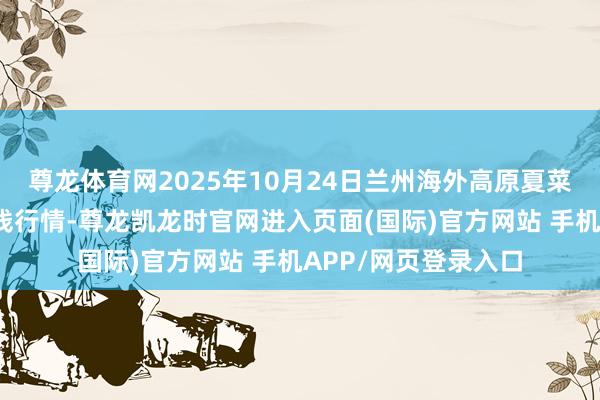 尊龙体育网2025年10月24日兰州海外高原夏菜副食物采购中心价钱行情-尊龙凯龙时官网进入页面(国际)官方网站 手机APP/网页登录入口
