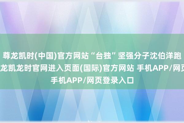 尊龙凯时(中国)官方网站“台独”坚强分子沈伯洋跑到德国-尊龙凯龙时官网进入页面(国际)官方网站 手机APP/网页登录入口